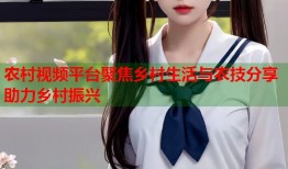 农村视频平台聚焦乡村生活与农技分享助力乡村振兴