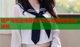 国产情侣在线视频久平台畅享高清互动体验