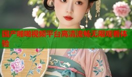 国产啪啪视频平台高清流畅无限观看体验