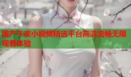 国产午夜小视频精选平台高清流畅无限观看体验