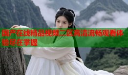 国产在线精品视频二区高清流畅观看体验尽在掌握