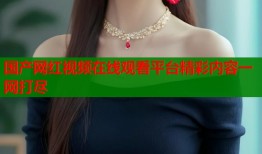 国产网红视频在线观看平台精彩内容一网打尽