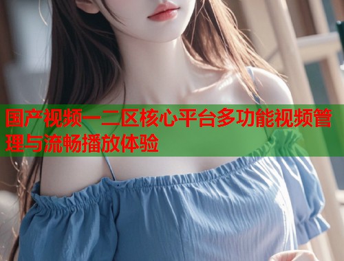 国产视频一二区核心平台多功能视频管理与流畅播放体验